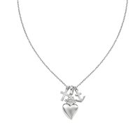 Necklace Amen Woman Sacro in Silver Zircone CLFSCBBZ - CLFSCBBZ